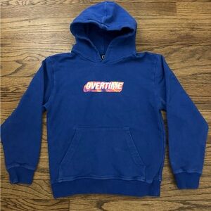 Overtime Branded Royal Blue Hoodie Tag